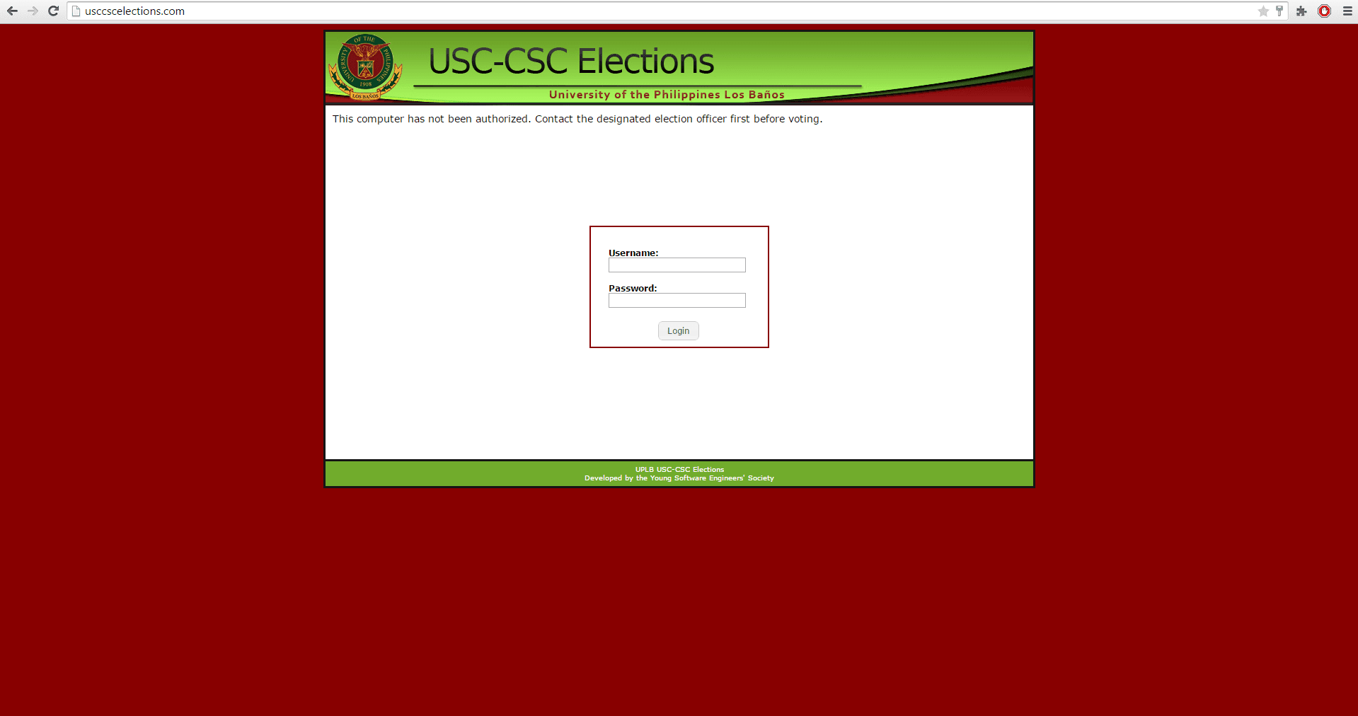 USC-CSC voting system — image 1 of 4