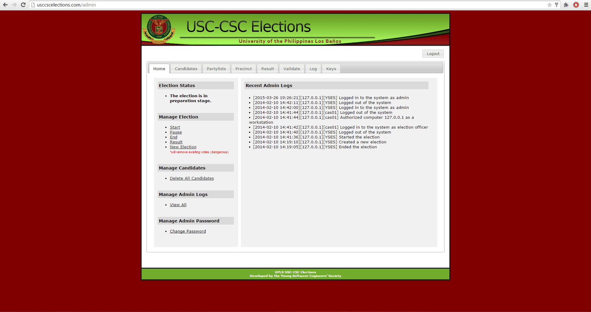 USC-CSC voting system — image 2 of 4