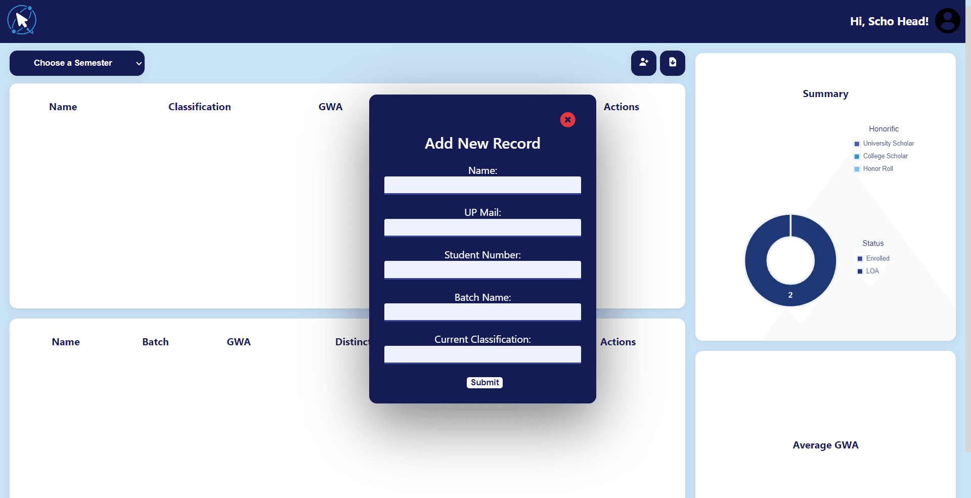 Student Grade Management System — image 3 of 3